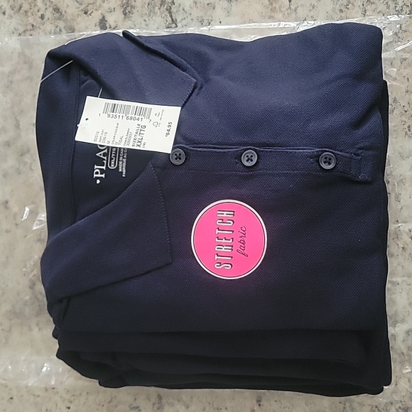 Girls Uniform Pique Polo Shirt 5-Pack - Tidal - Picture 3 of 5